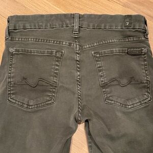 7 For All Mankind Gray Denim stretch jeans size 27